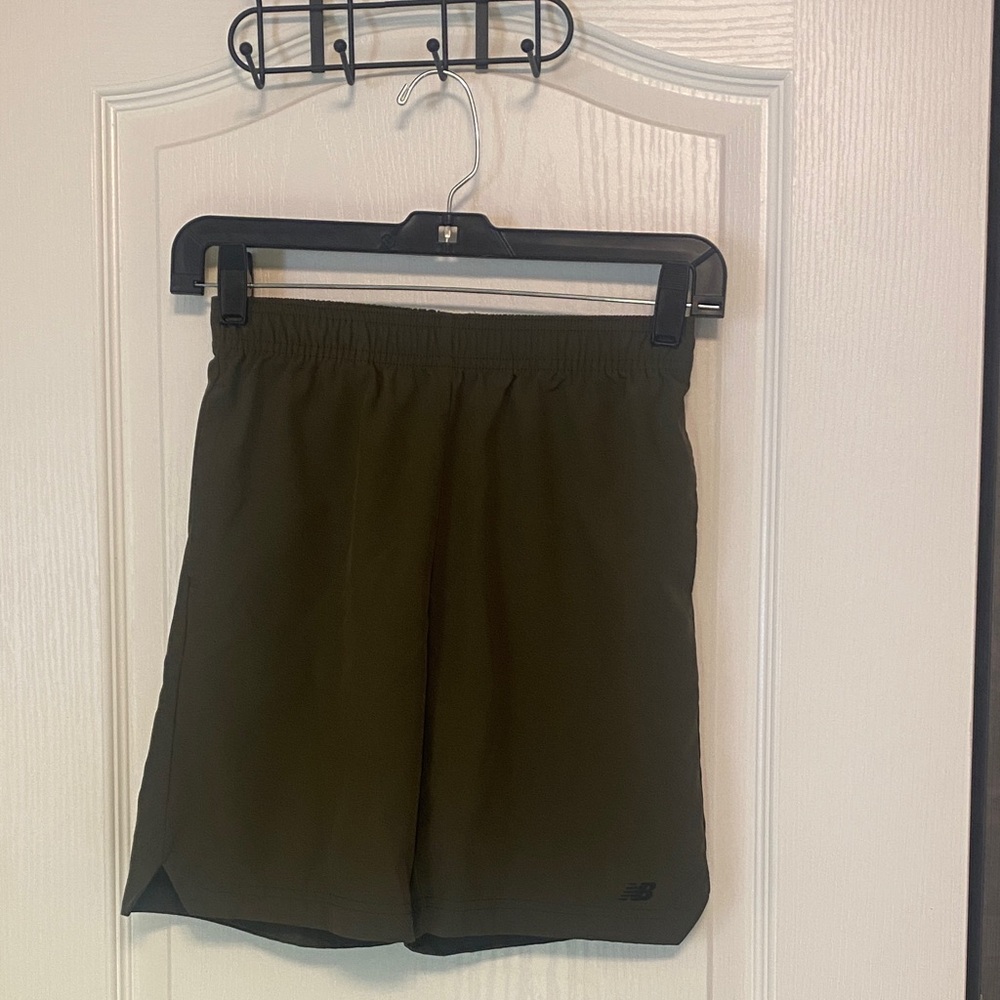 New Balance Women's Dark Green Athletic Shorts
